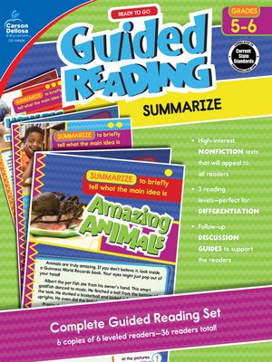 cover image of Ready to Go Guided Reading: Summarize, Grades 5--6